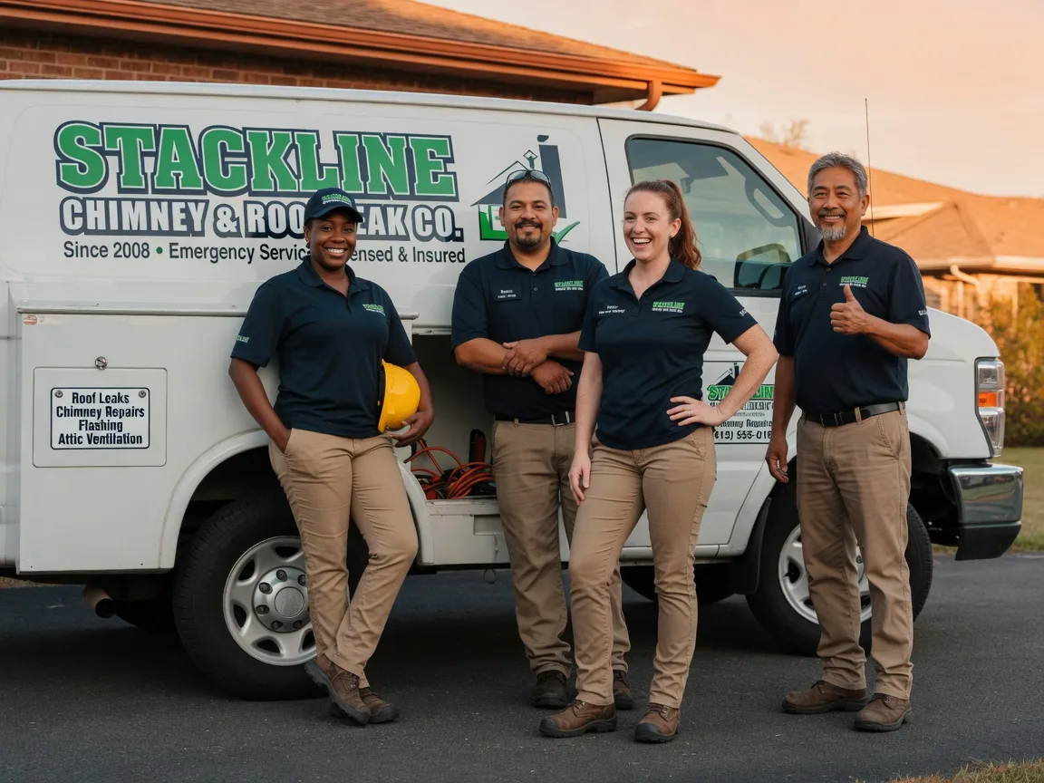 Chimney flashing repair company in Paris, MS